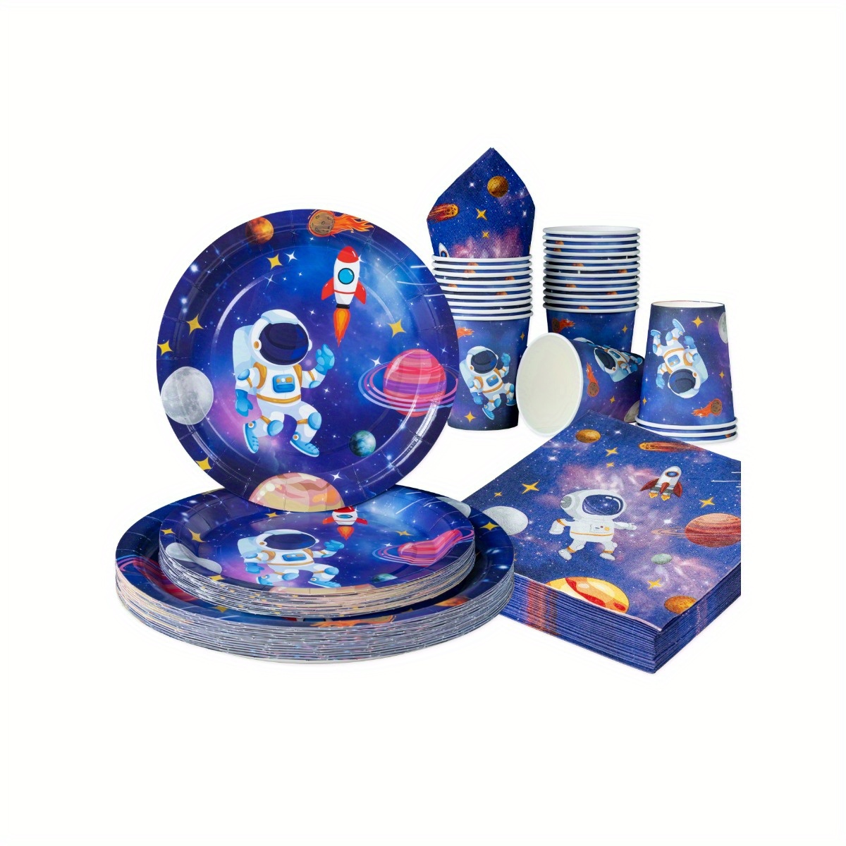 Party Supplies - Ensemble de vaisselle jetable Starry Sky