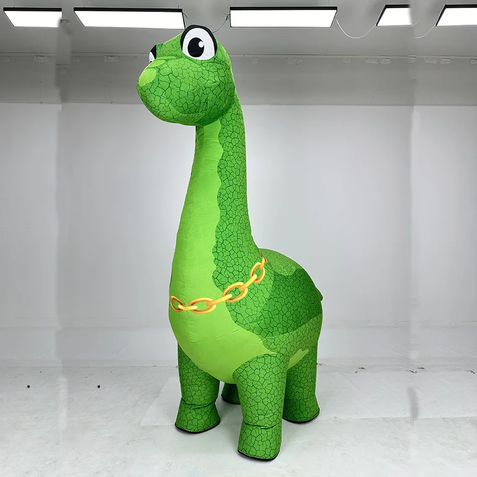 Inflatable Dinosaur Costume Adult - Nouvelle Mascotte Gonflable Dinosaure à Col