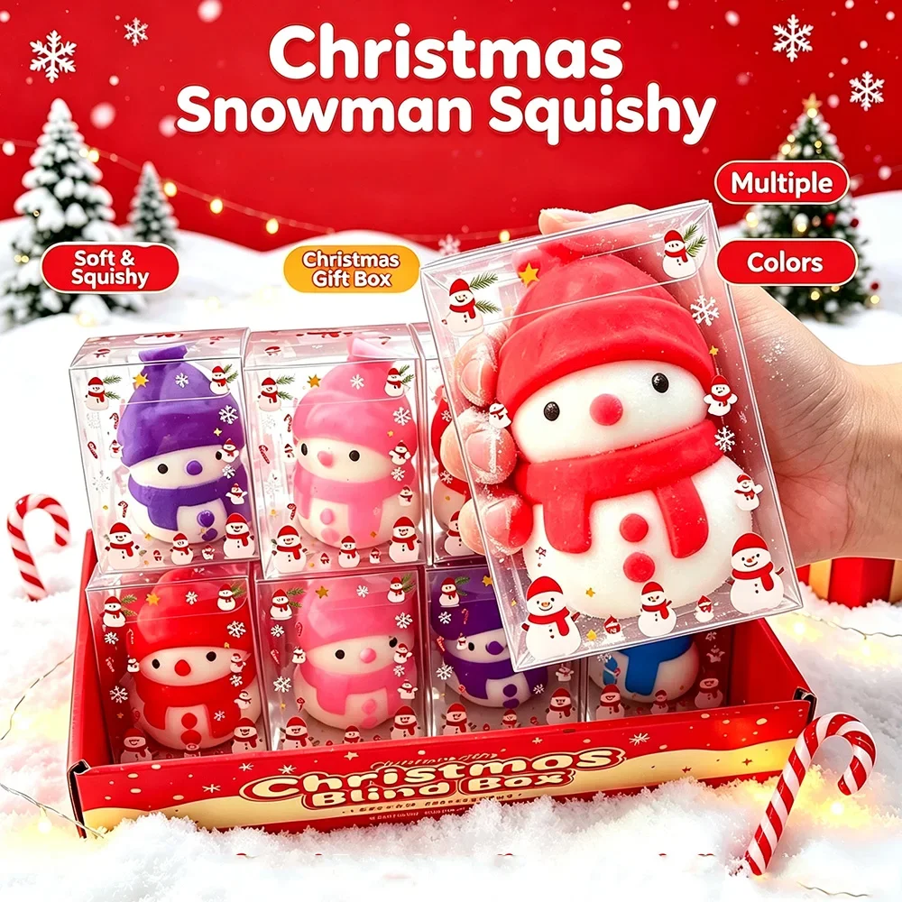 Novelty Gifts - Boule anti-stress bonhomme de neige de