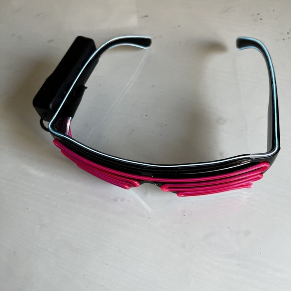 Glow In The Dark Party Glasses - Lunettes LED sans fil lumineuses tendance,