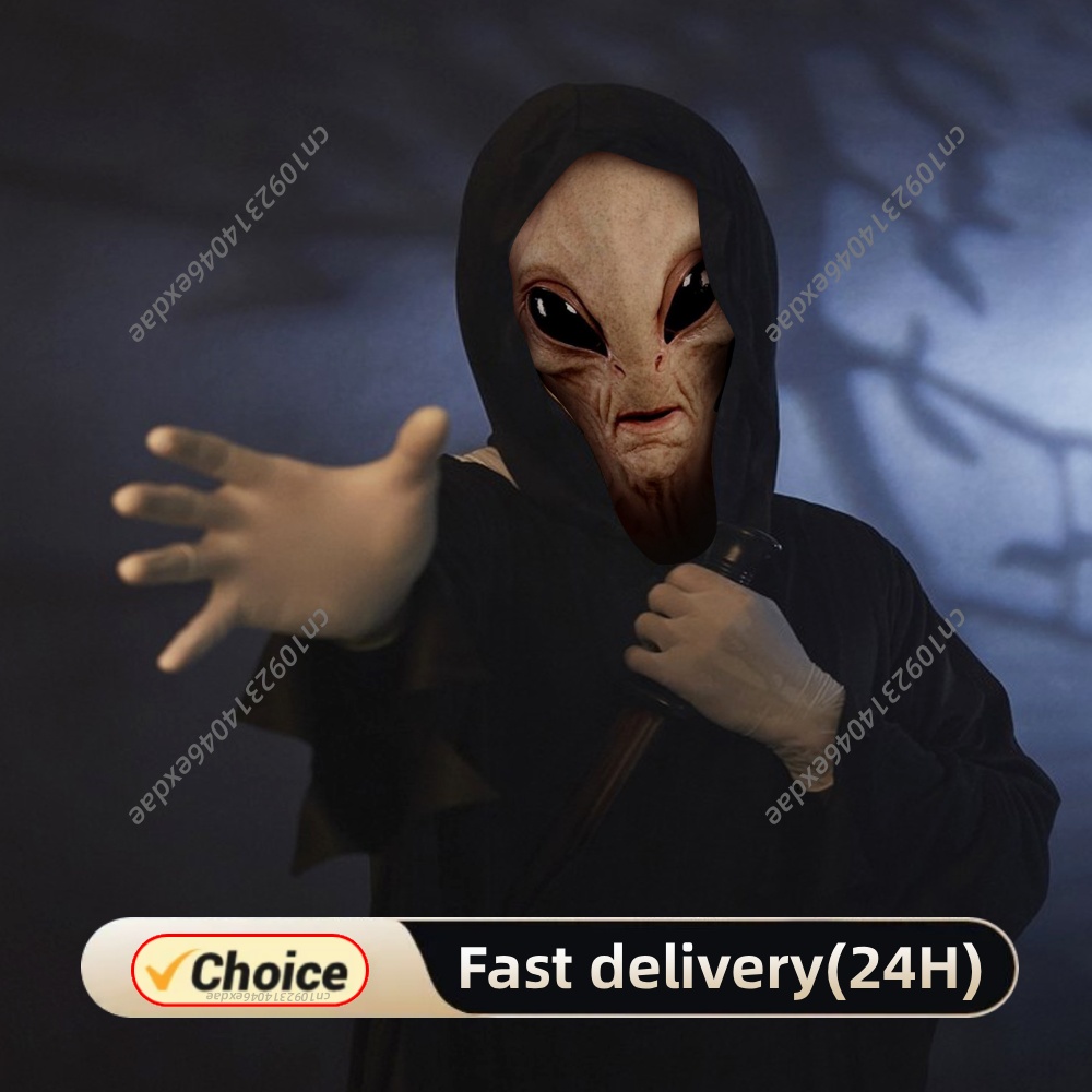 Masque d'Alien en latex, acces - Latex Alien Mask Realistic avis et prix