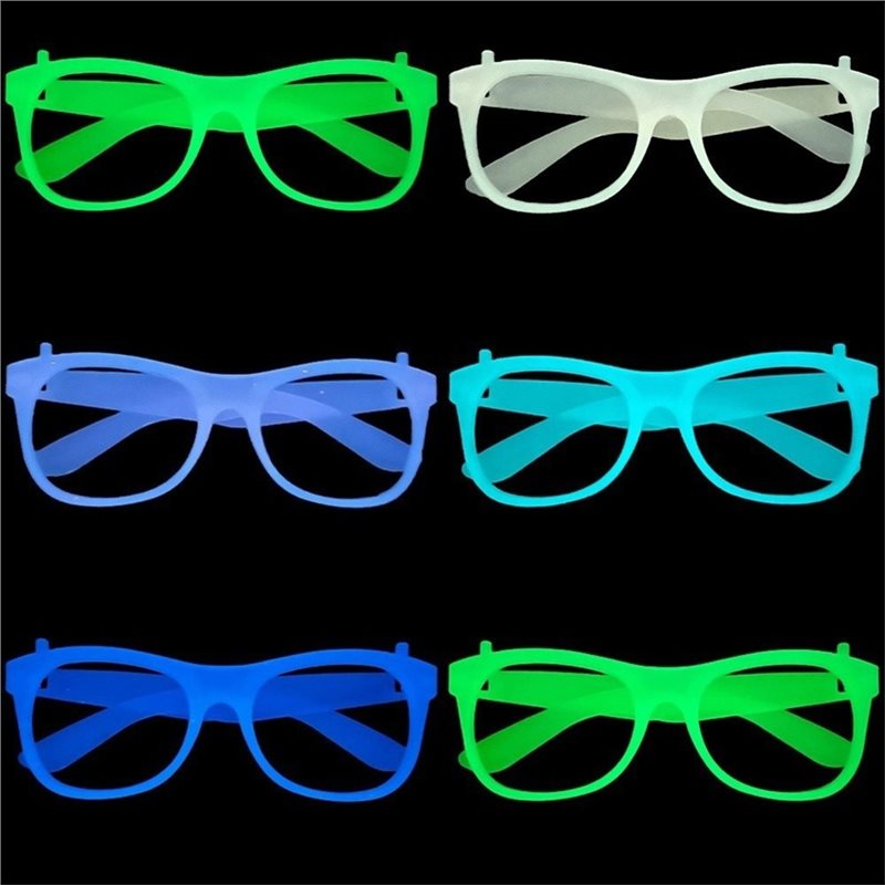 Lunettes phosphorescentes WCS- - Glow In The Dark Party Glasses avis et prix