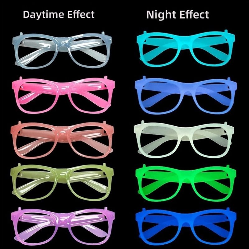 Lunettes phosphorescentes WCS- - Glow In The Dark Party Glasses avis et prix