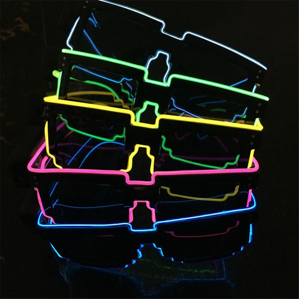 Lunettes lumineuses LED sans f - Glow In The Dark Party Glasses avis et prix