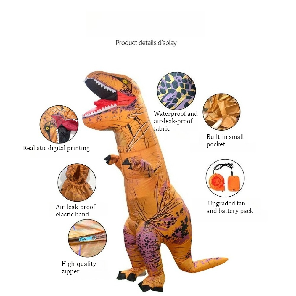 Costume de dinosaure T-Rex gon - Inflatable Dinosaur Costume Adult avis et prix