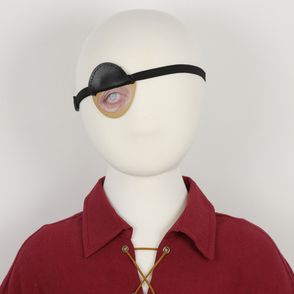 Cache-œil de pirate en cuir PU - Costumes avis et prix
