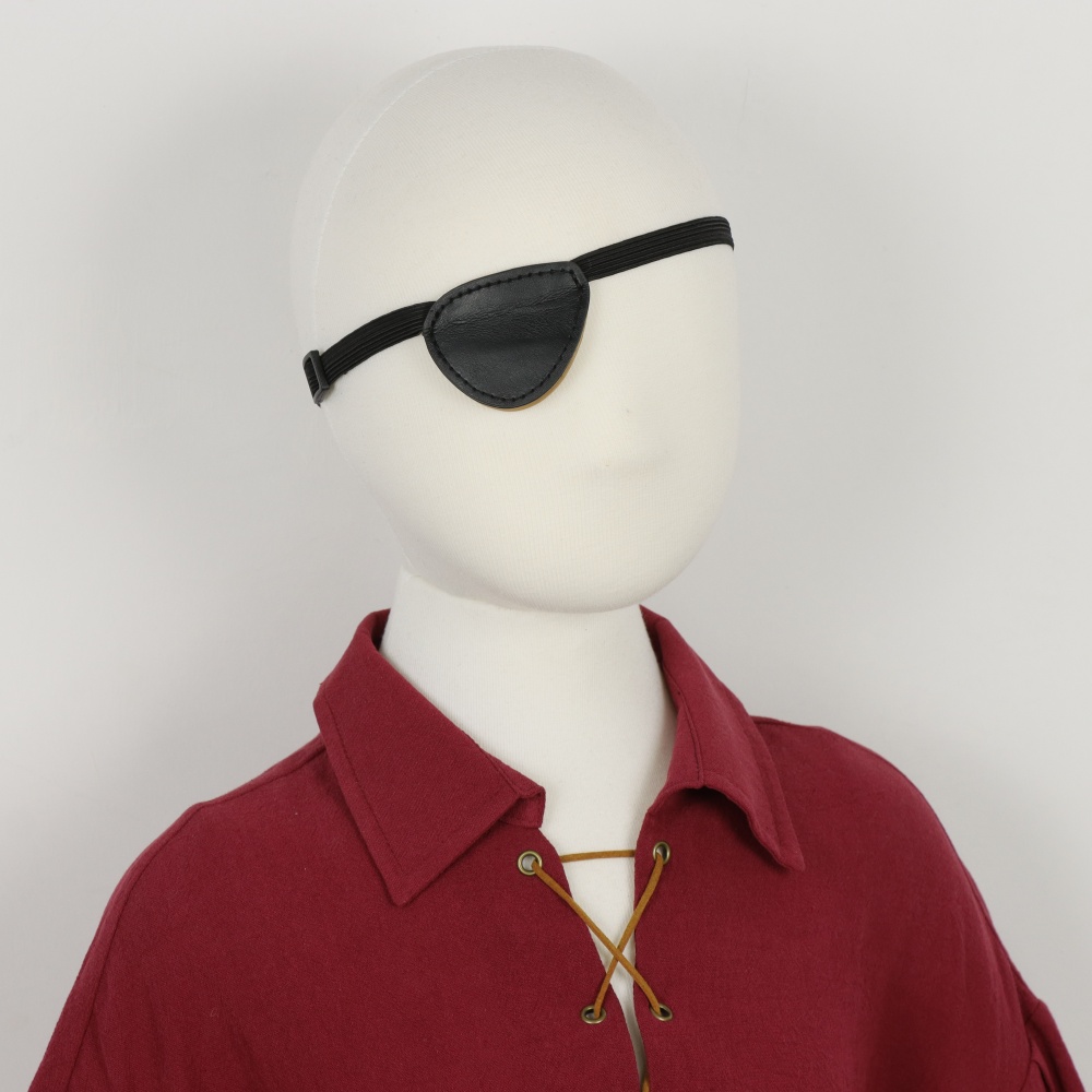 Cache-œil de pirate en cuir PU - Costumes avis et prix