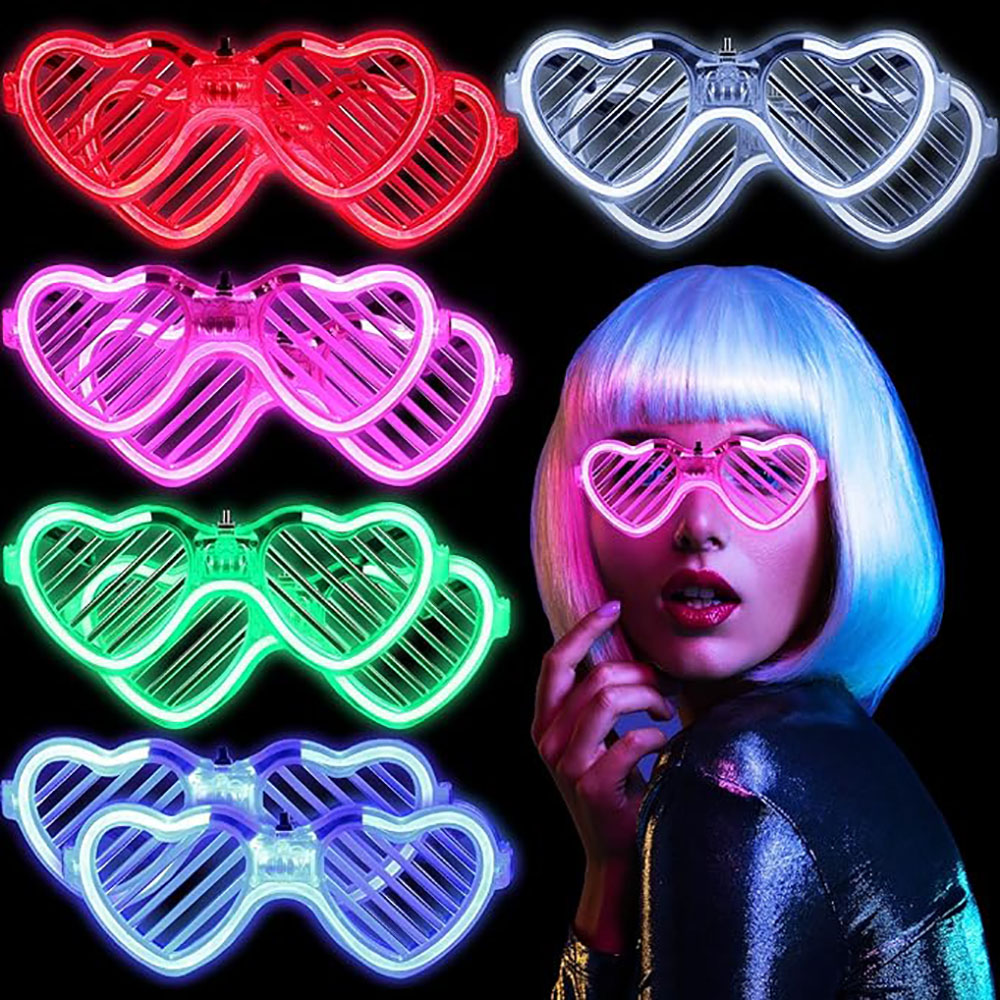 Lunettes de soleil Led néon po - Glow In The Dark Party Glasses avis et prix