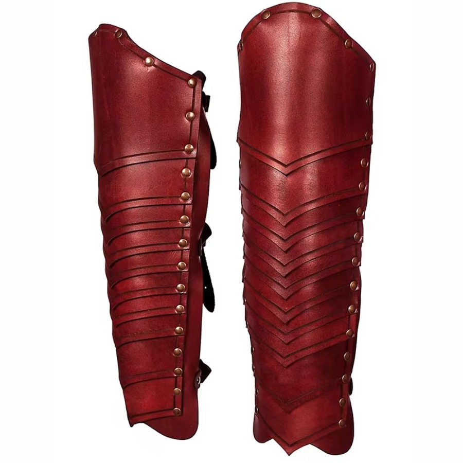 Jambières en cuir de chevalier - Costumes avis et prix