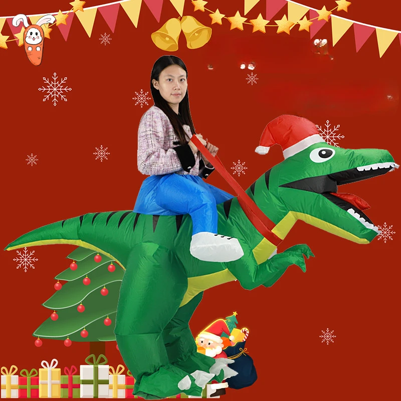 Costume gonflable de Noël Tyra - Inflatable Dinosaur Costume Adult avis et prix